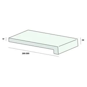 Werzalit Vensterbank 300mm (7292)