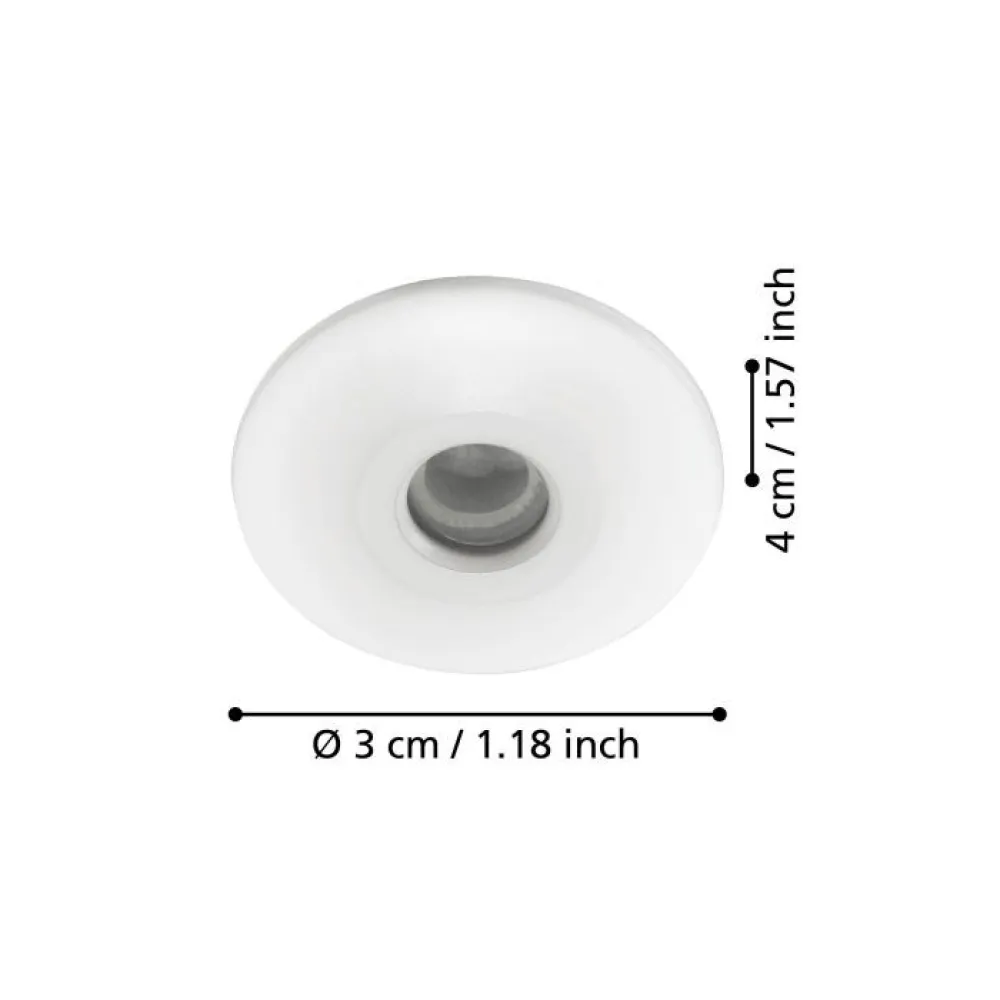 EGLO LED Inbouw set 3-L CHANGO IP44 Sterhemel wit