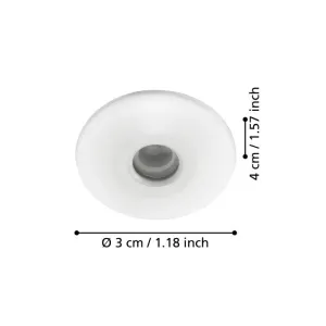 EGLO LED Inbouw set 3-L CHANGO IP44 Sterhemel wit