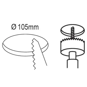 EGLO LED Inbouwspot FUEVA diam 117mm nikkel mat