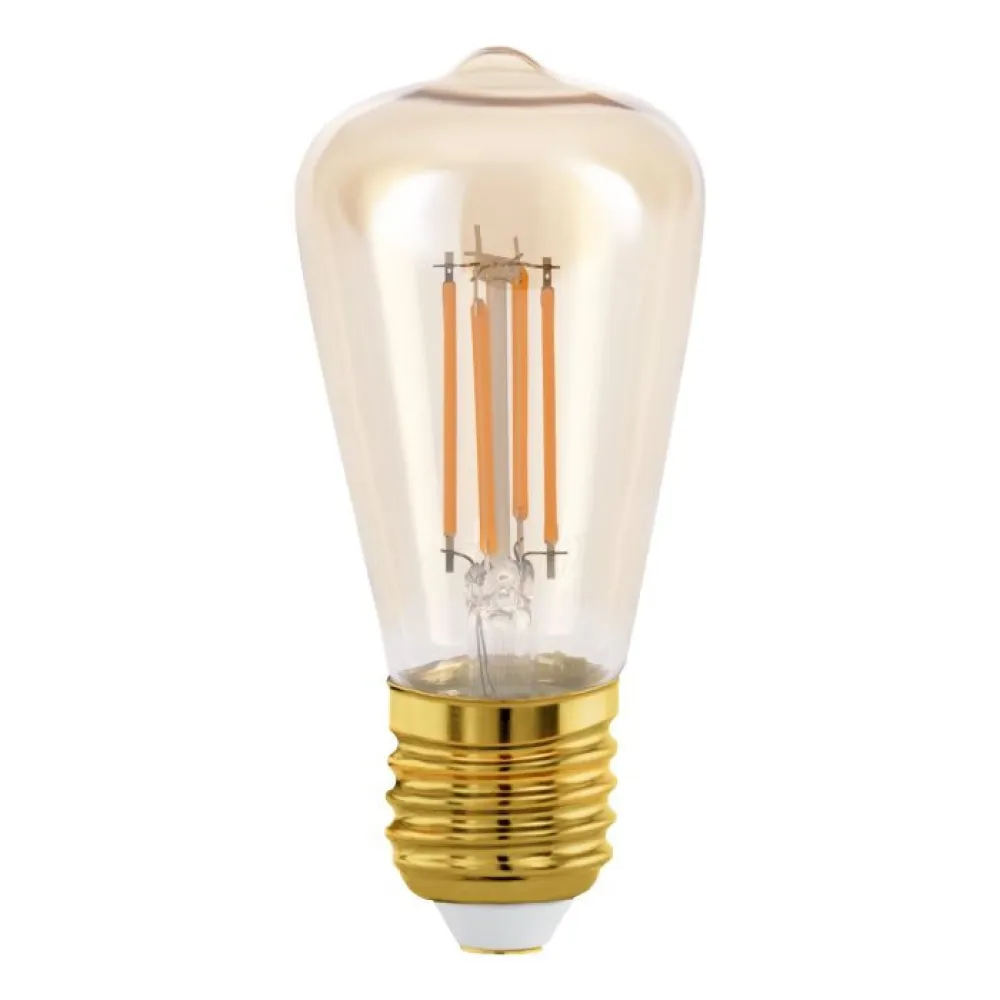 Lichtbron AMBER E27 ST48 270LM 2200K