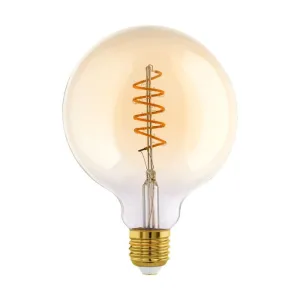 Lichtbron AMBER SPIRAAL E27 G125 270LM 2200K