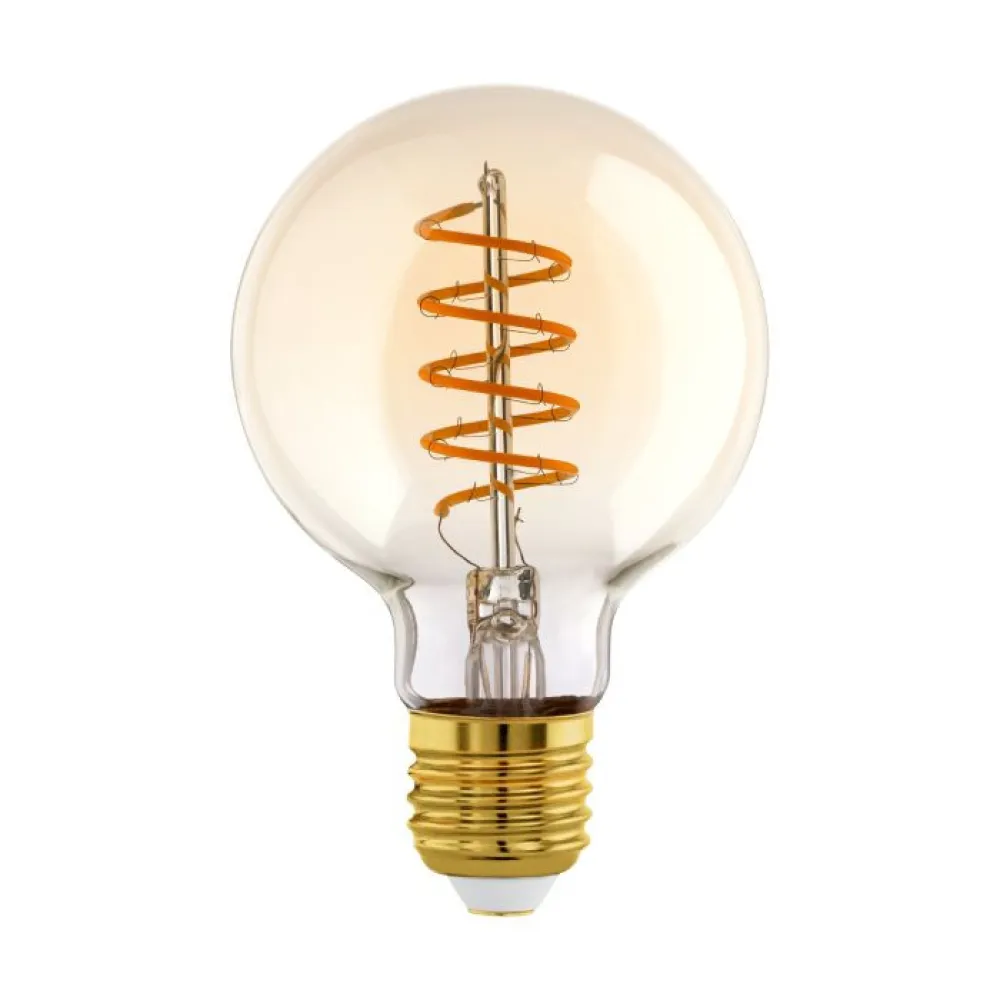 Lichtbron AMBER SPIRAAL E27 G80 270LM 2200K
