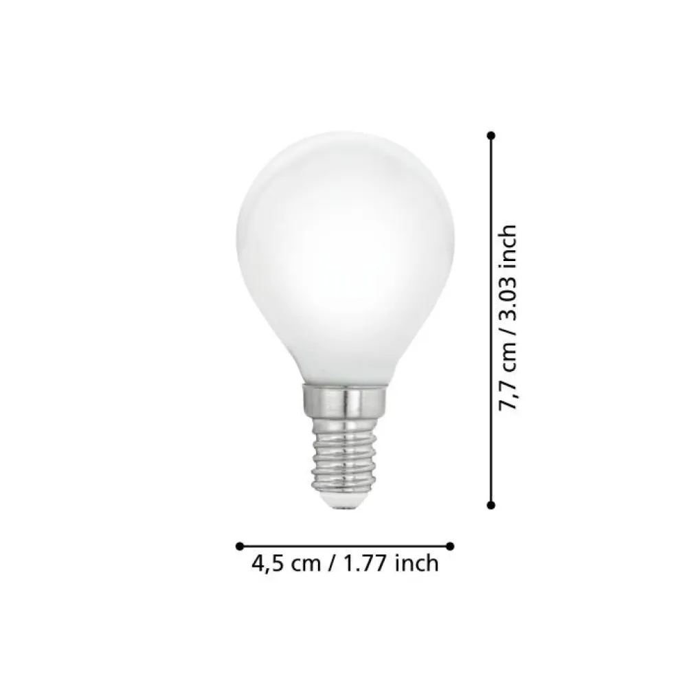 Lichtbron MILKY E14 KOGEL 470LM 2700K