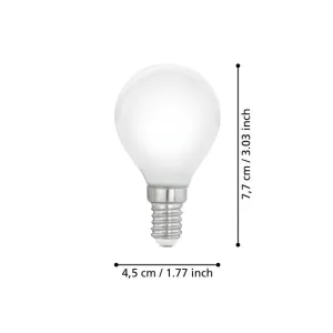 Lichtbron MILKY E14 KOGEL 470LM 2700K