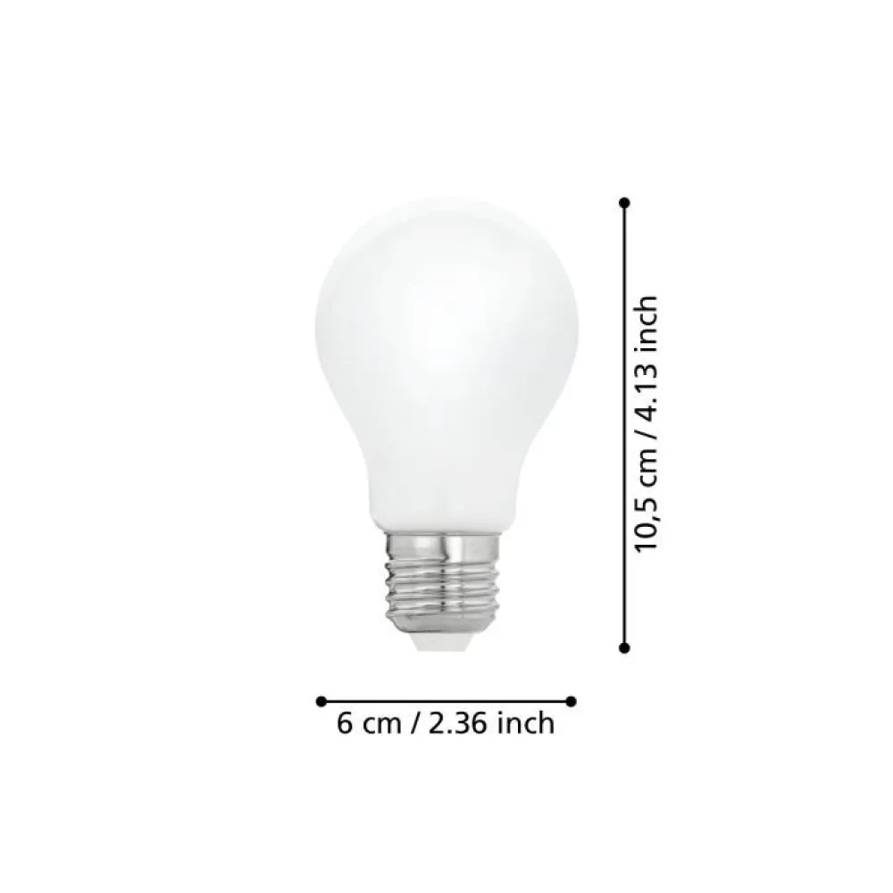 Lichtbron MILKY E27 A60 470LM 2700K