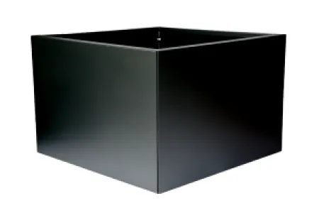 Bloembak vlak - Grafiet Zwart