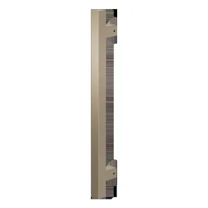 Deurgreep T-model vierkant (GPF10) 400x22mm h.o.h. 300mm Champagne blend