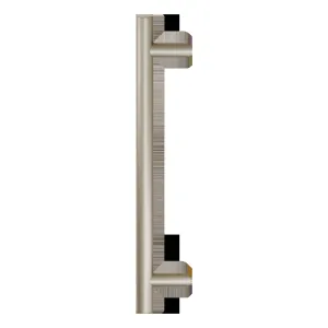 Deurgreep T-model rond (GPF16) 1200xØ32mm (h.o.h. 1000mm) Champagne blend