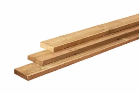 Jumbo-dekdeel grenen 400x19,5x2,8 cm Groen geïmpregneerd