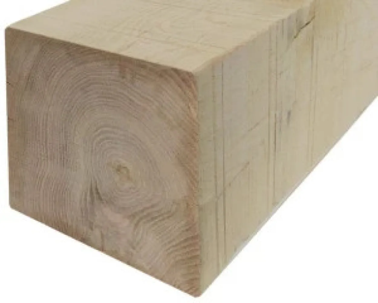 Palen eiken 150x150mm onbehandeld