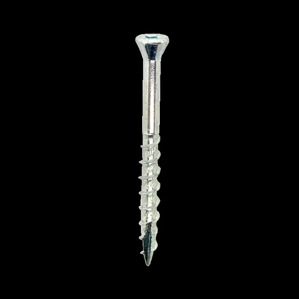 Woodies Ultimate glaslatschroef 3,5x 40 platverzonken kop T10 verzinkt 200st/ds