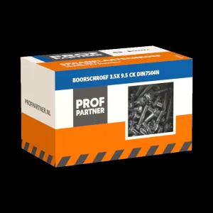 ProfPartner boorschroef 4,2x 19 bolle cilinderkop DIN7504N verzinkt 200 st/ds