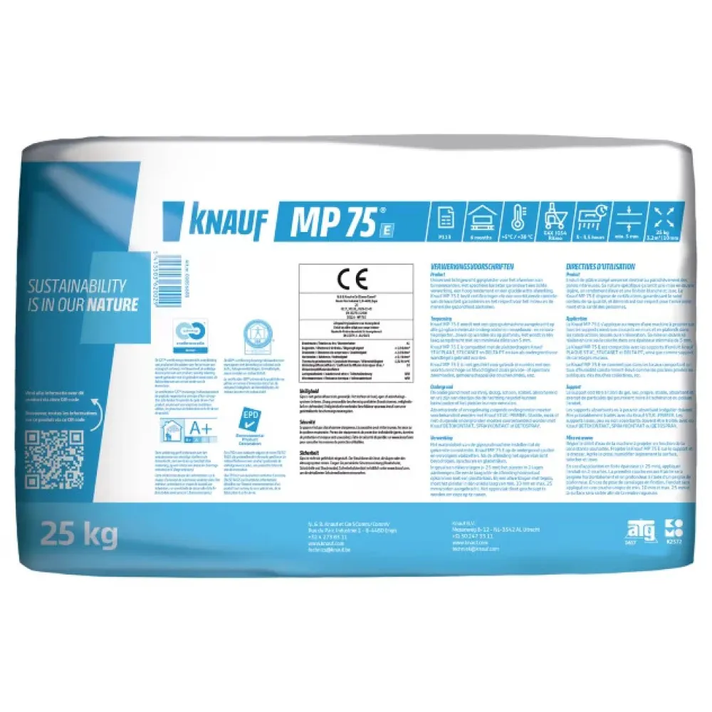 Knauf MP 75E zak 25 kg