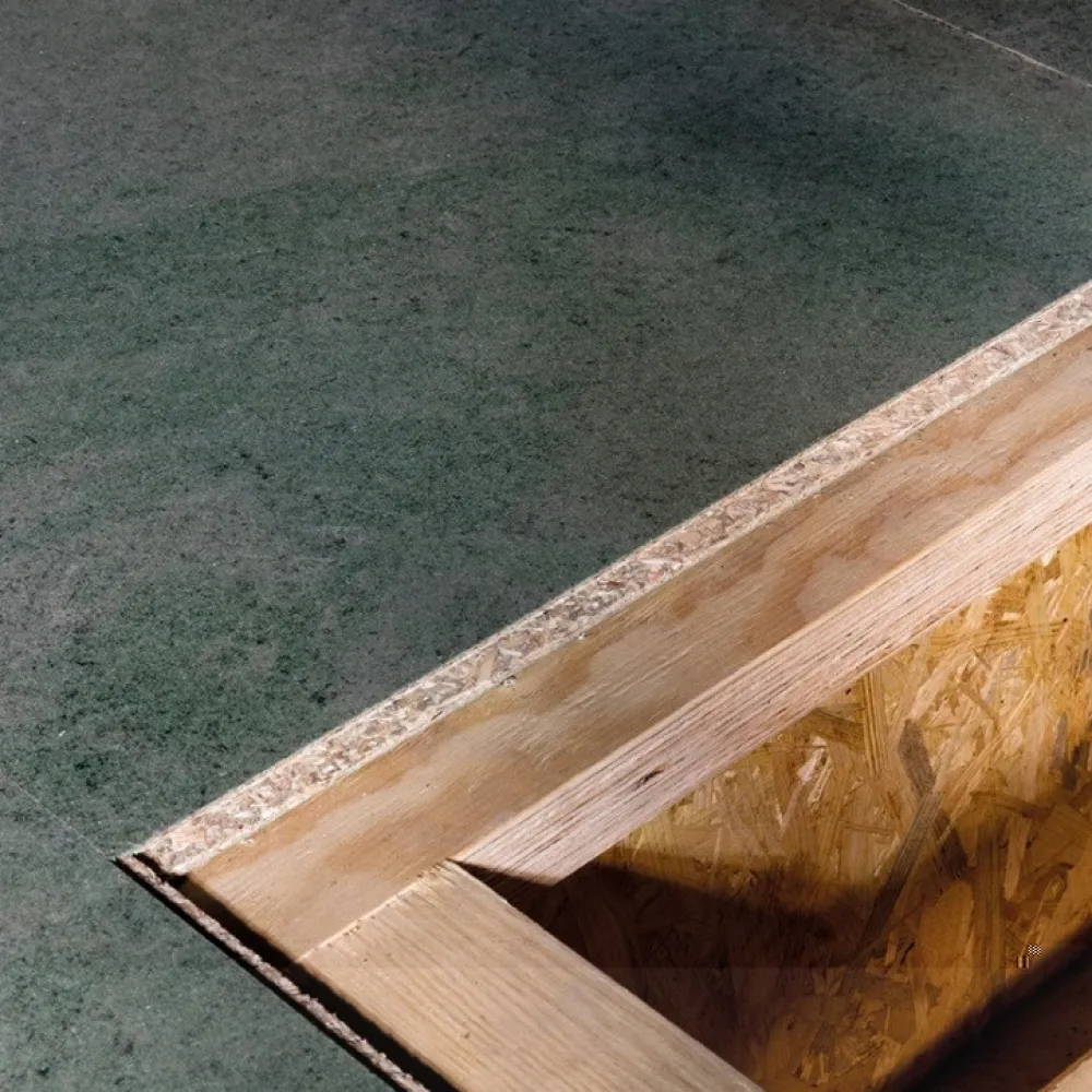18mm Durelis TG-Topfinish V313 TG4 2440x610 mm P5 groen P70 Spaanplaat