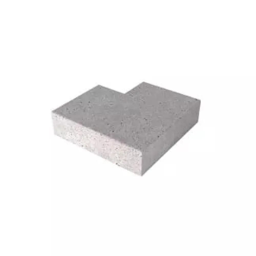 Oude Hollands Hoekstuk 90° buiten Traptreden 37x15 cm
