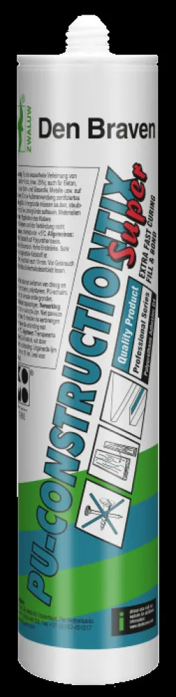 Zwaluw PU Constructietix Super B4 310 ml wit