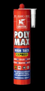 Griffon Poly Max High Tack Express Wit koker 435 ml