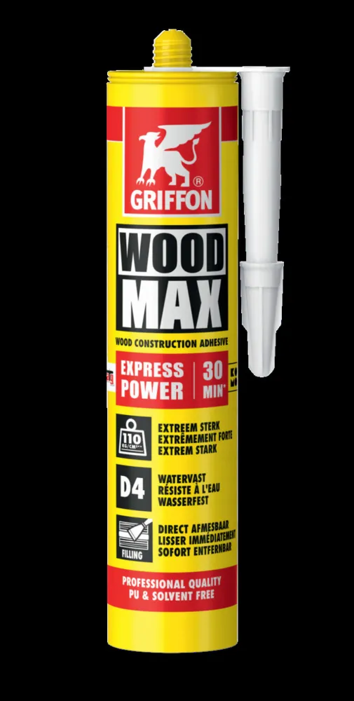 Griffon Houtlijm Wood Max Expr. Power D4 koker 380 gr