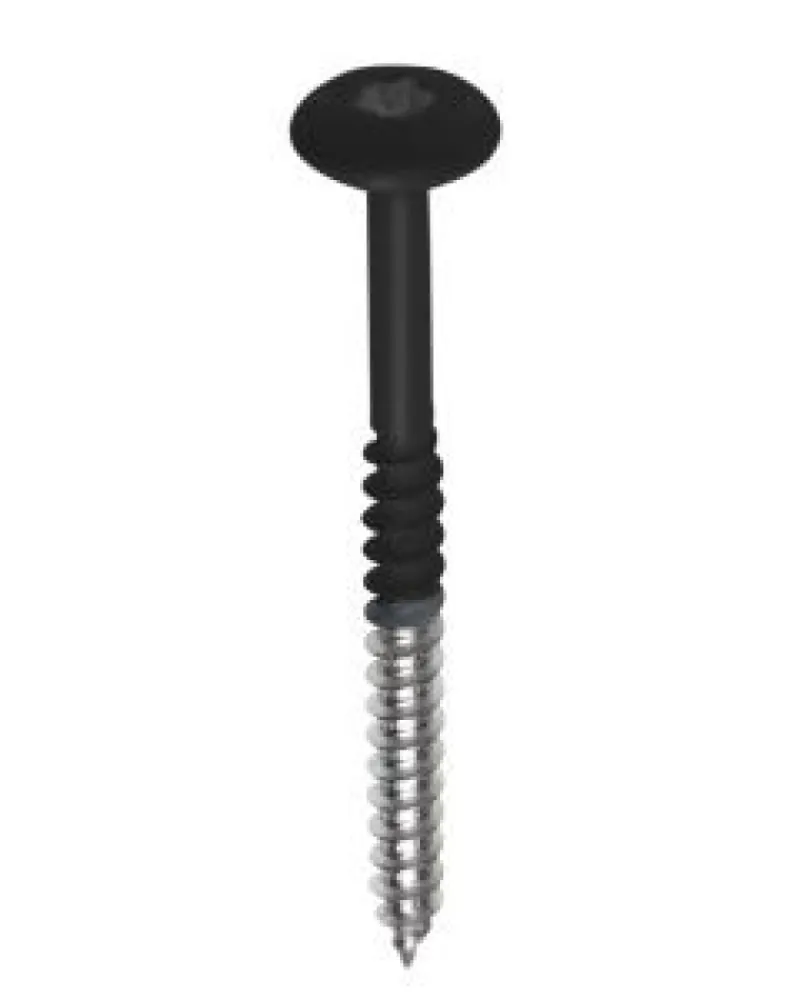 Fisinox kleurkopschroef 4.8 x 38 T-20 RVS A2, RAL 7016 antracietgrijs