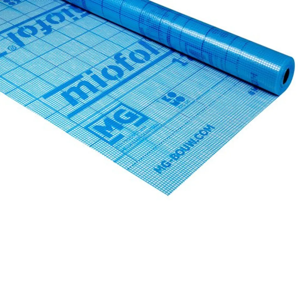 Miofol 125G 1.50 x 25 m Dampdoorlatend - Waterkerend - Gewapend