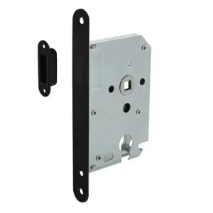 Magneetslot - Dag-Nacht slot cilinder 55mm Zwart Gelakt