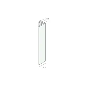 Keralit eindprofiel 17mm (2806)