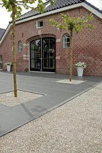Olivian Black tegel 60x60x2 cm