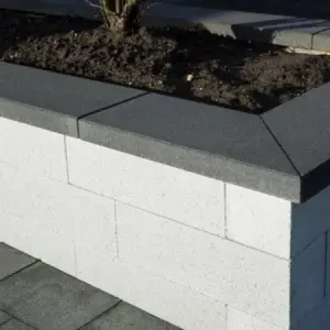 Patioblok strak 60x15x15 cm Noorswit