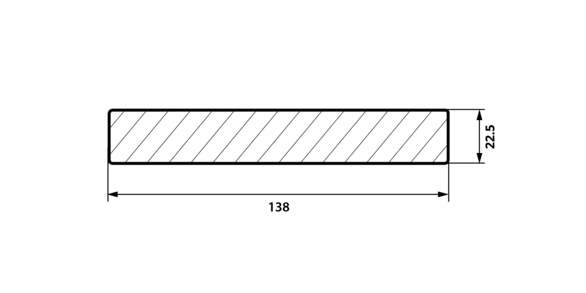 WPC Kantplank Vintage 22,5x138 mm
