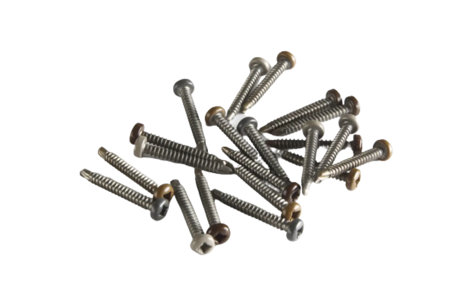 RVS Schroef WEO35-60 Gekleurde Kop