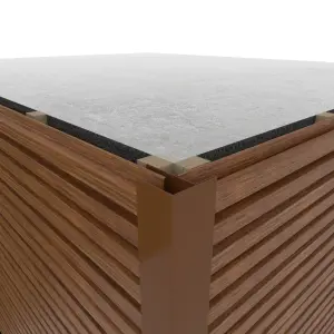 WEO F-profiel Aluminium Gekleurd 65x80mm